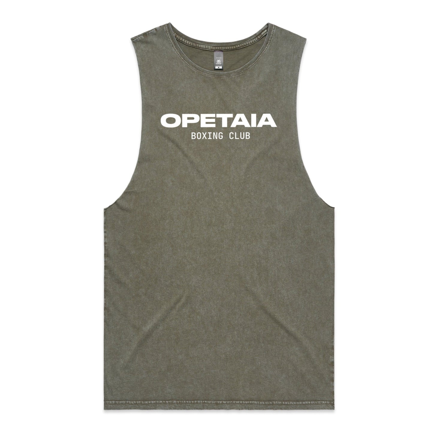 Opetaia Boxing Club Stone Wash Muscle Singlet