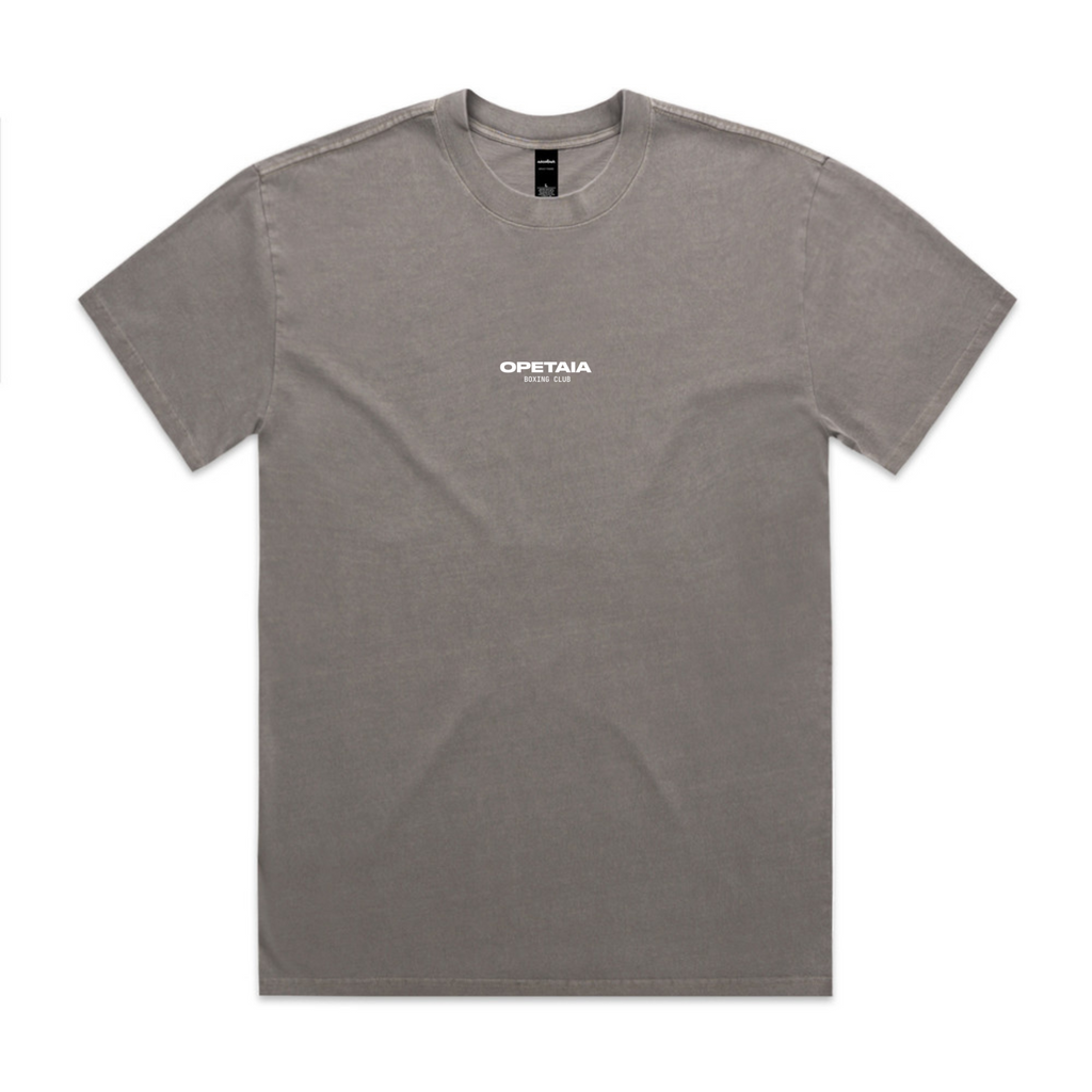 Opetaia Boxing Club Heavy Tee Small Logo