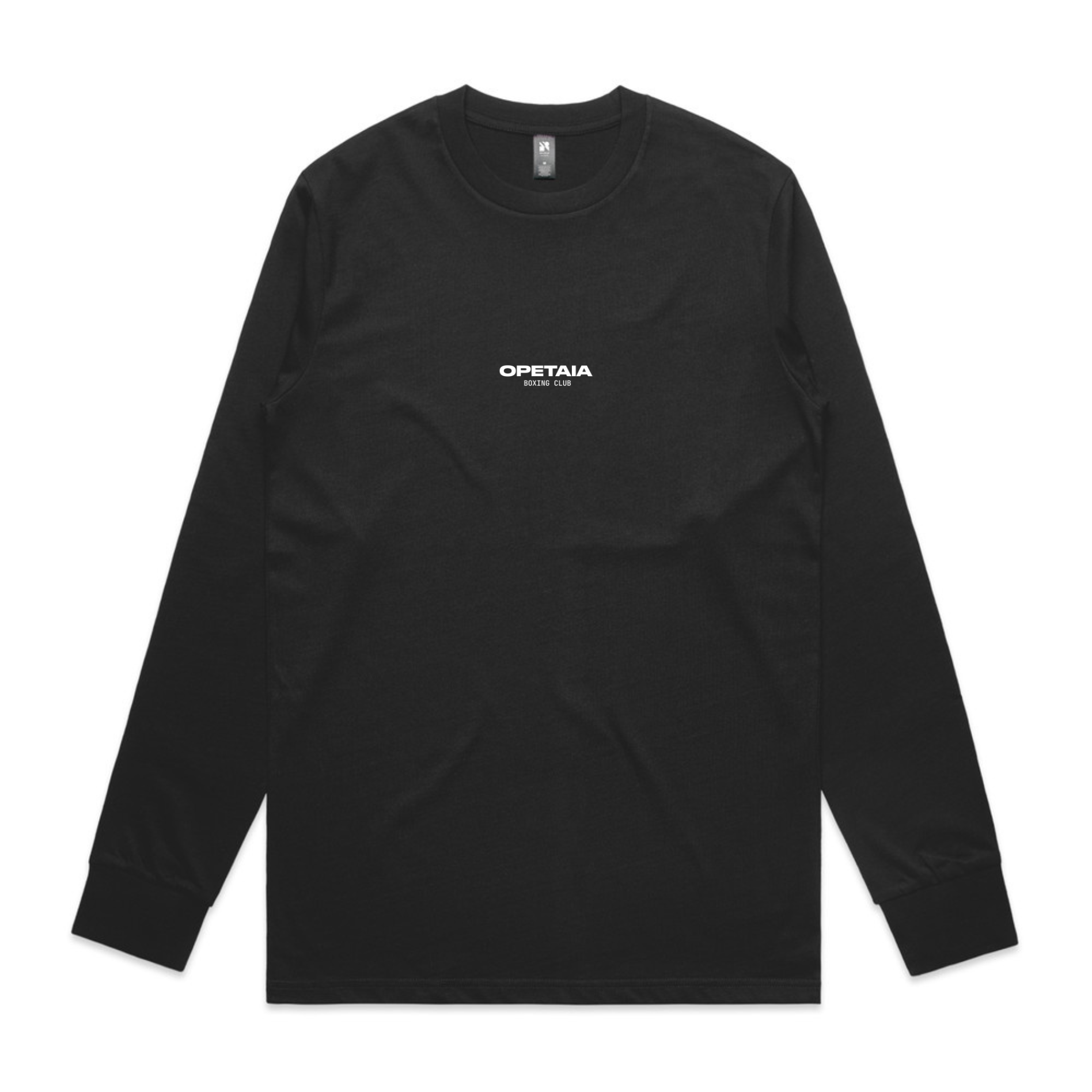 Opetaia Boxing Club Men's Long Sleeve Small Logo