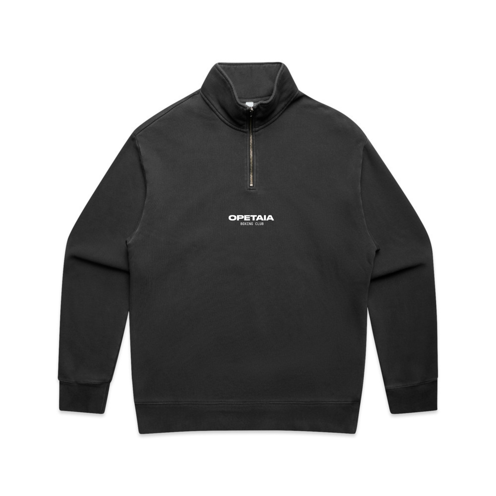 Opetaia Boxing Club Quarter Zip Faded Small Logo