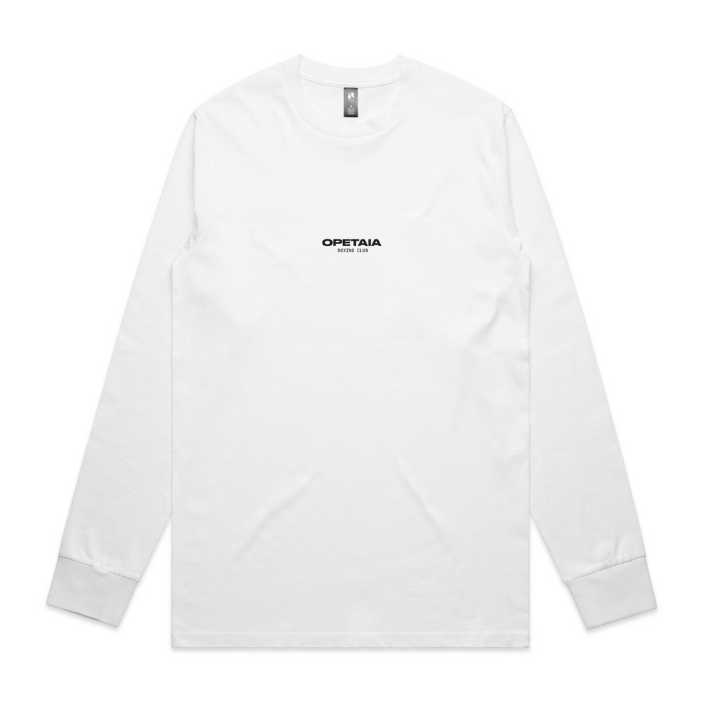 Opetaia Boxing Club Men's Long Sleeve Small Logo
