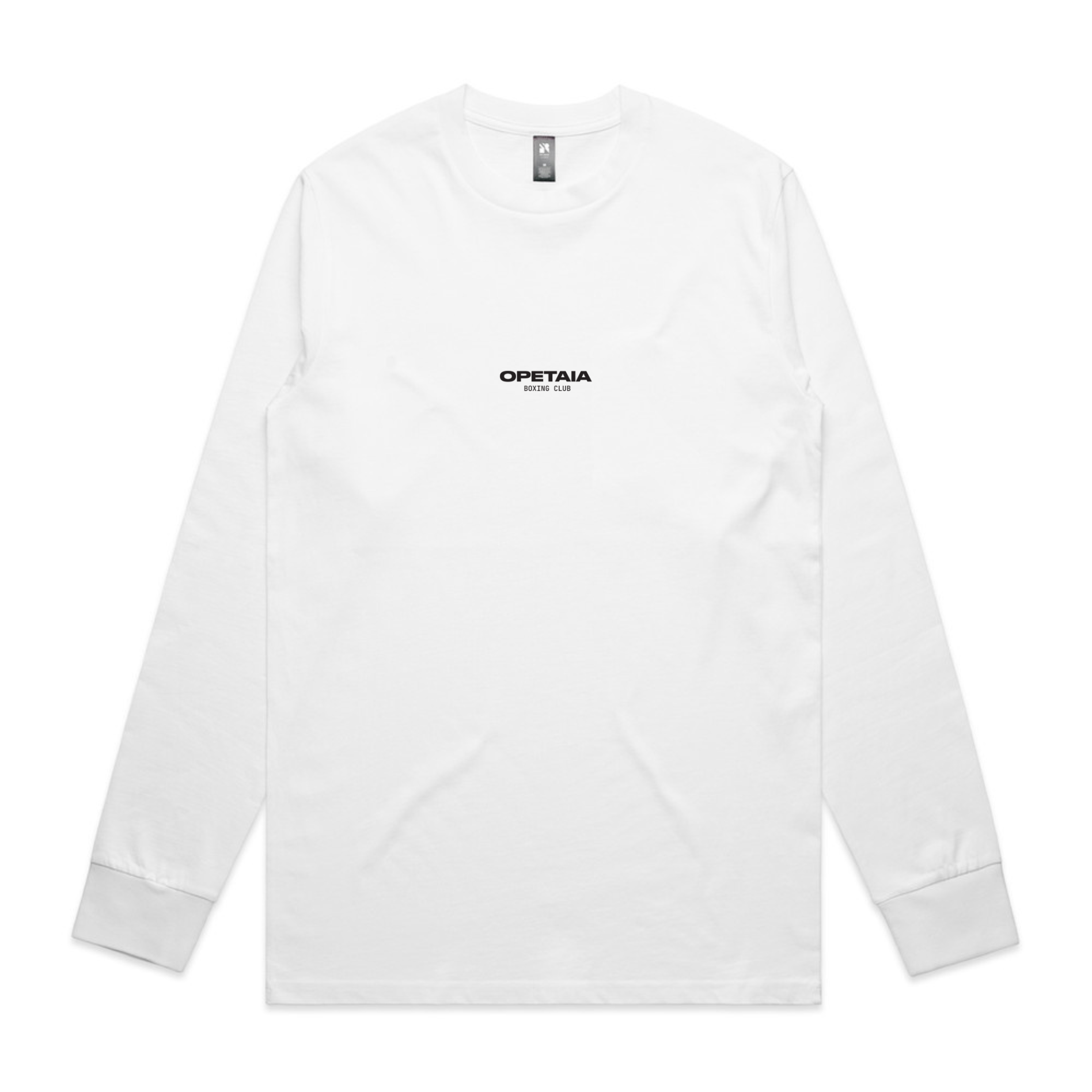 Opetaia Boxing Club Men's Long Sleeve Small Logo