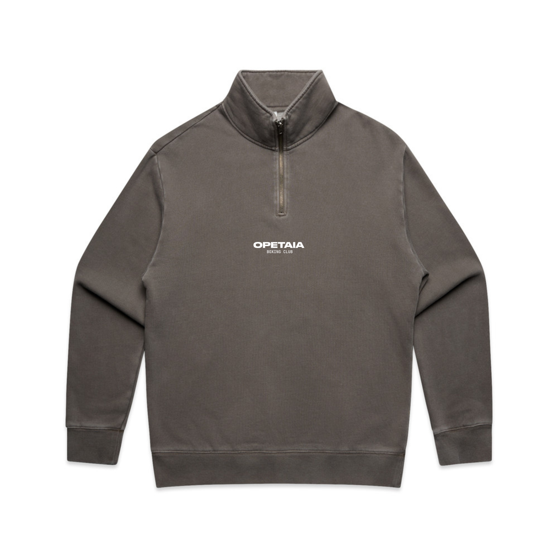 Opetaia Boxing Club Quarter Zip Faded Small Logo
