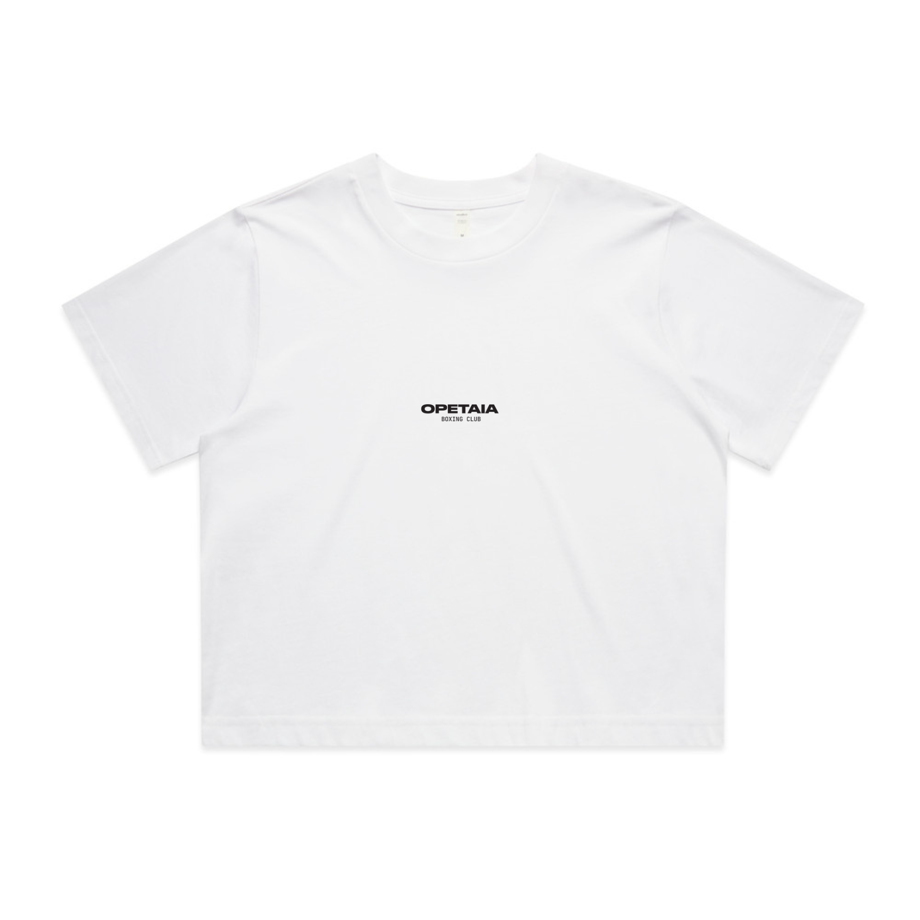 Opetaia Boxing Club Womens Cropped Tee Small Logo