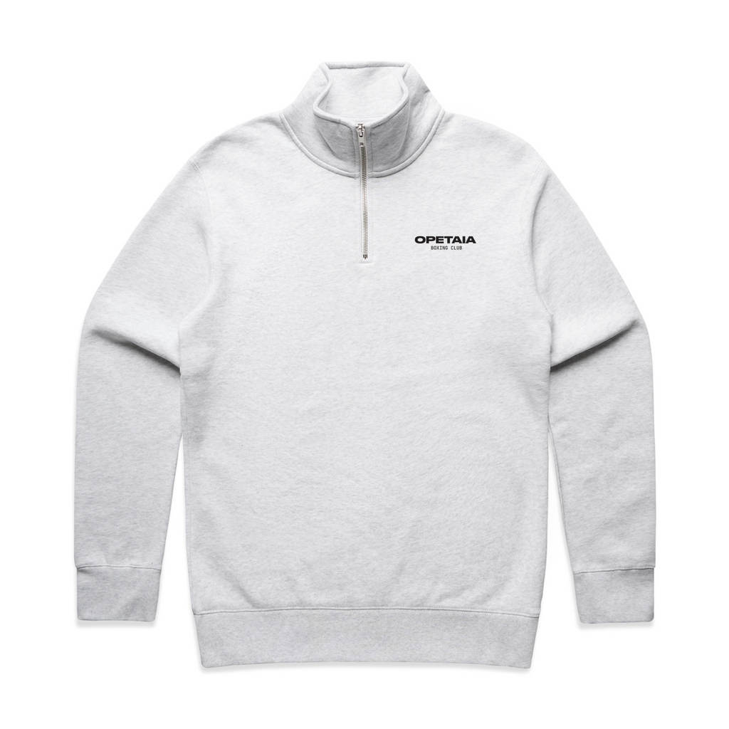 Opetaia Boxing Club Quarter Zip Small Logo