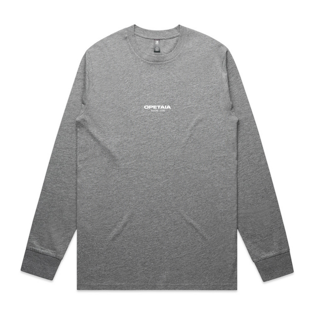 Opetaia Boxing Club Men's Long Sleeve Small Logo