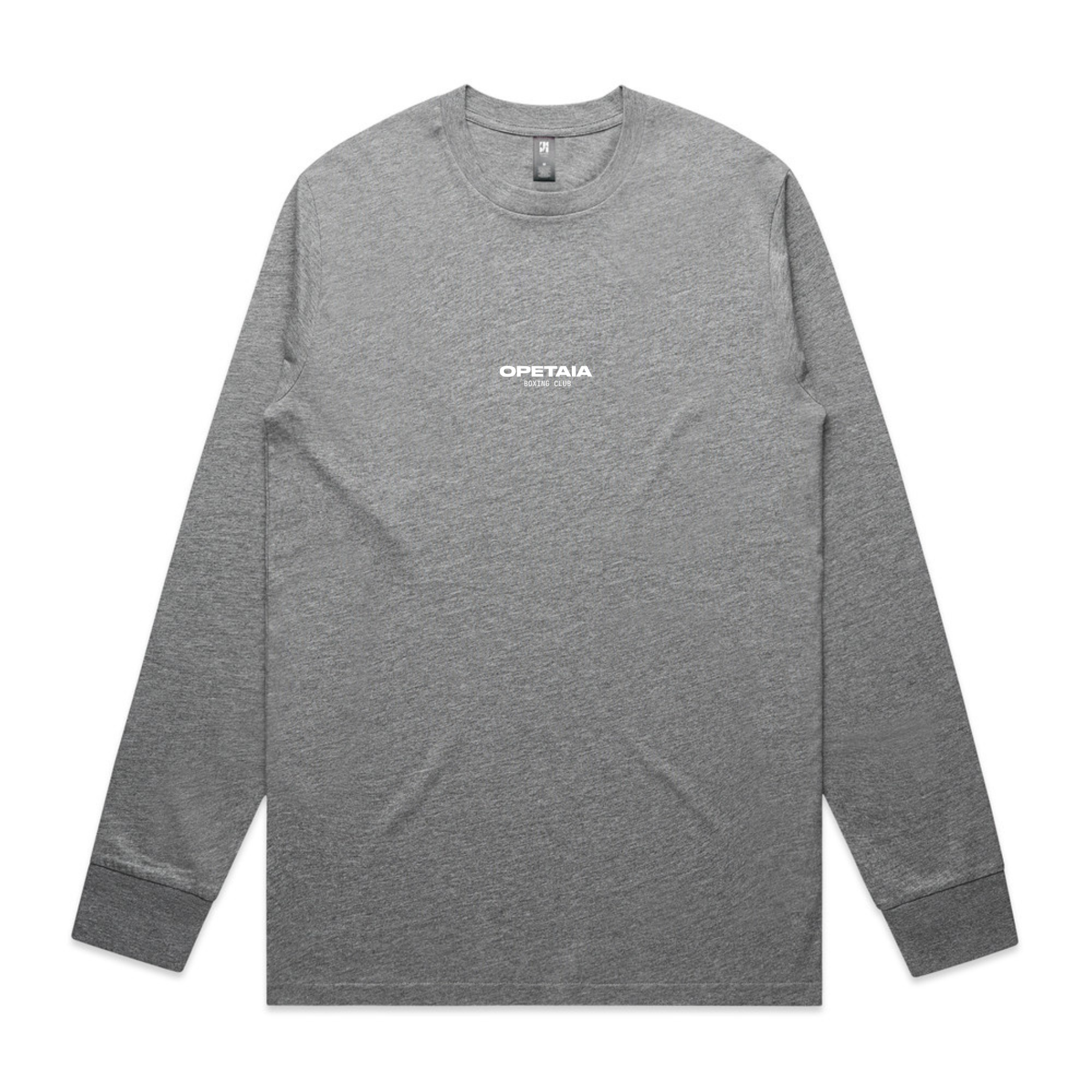 Opetaia Boxing Club Men's Long Sleeve Small Logo
