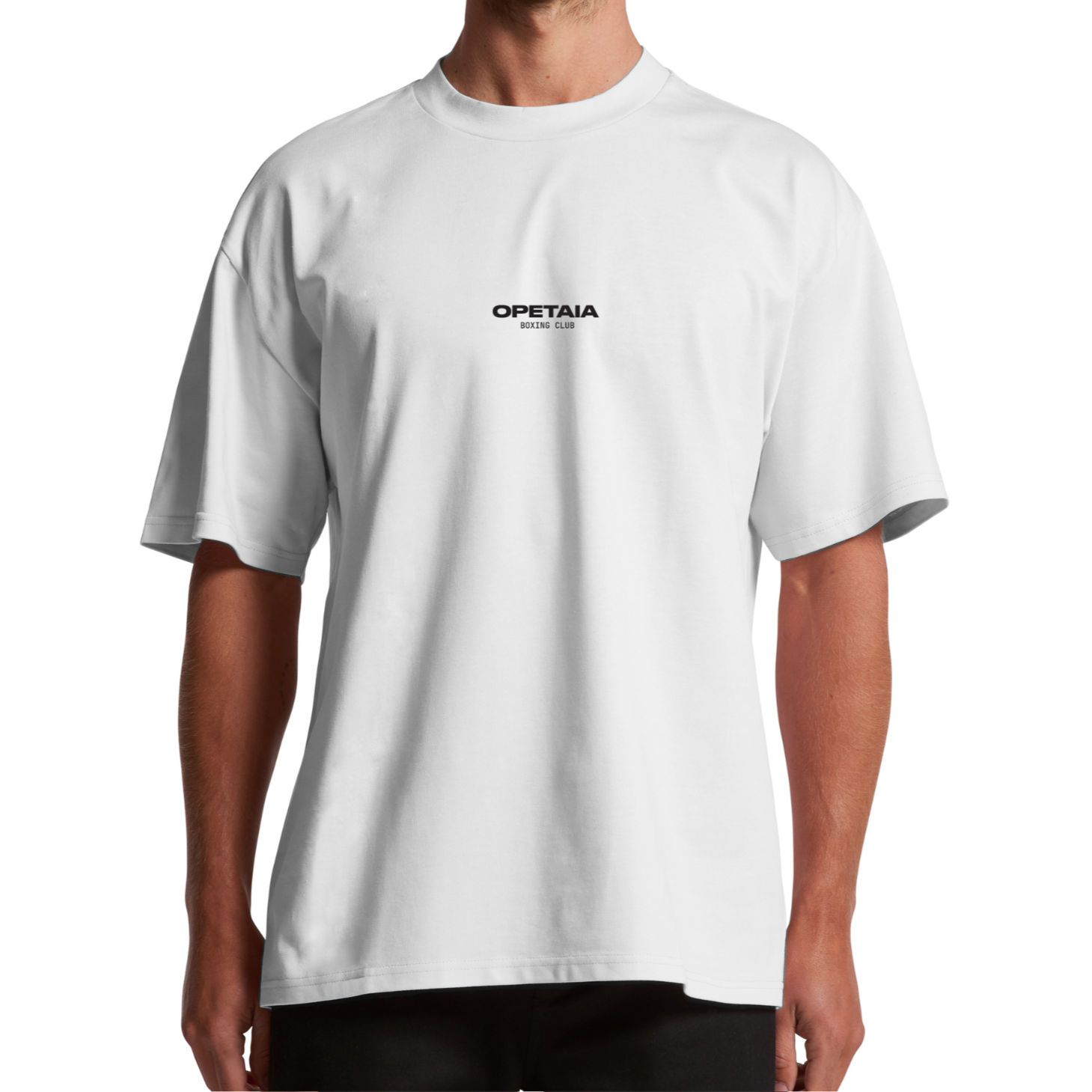 Opetaia Boxing Club Heavy Tee Small Logo