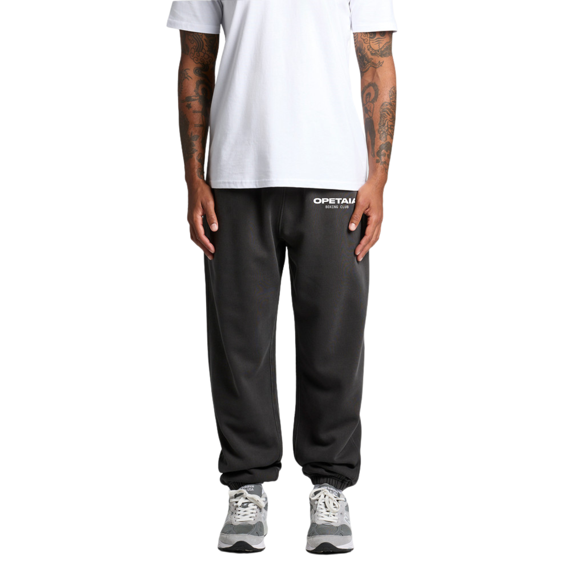 Opetaia Boxing Club Trackpants Pocket Faded Small Logo
