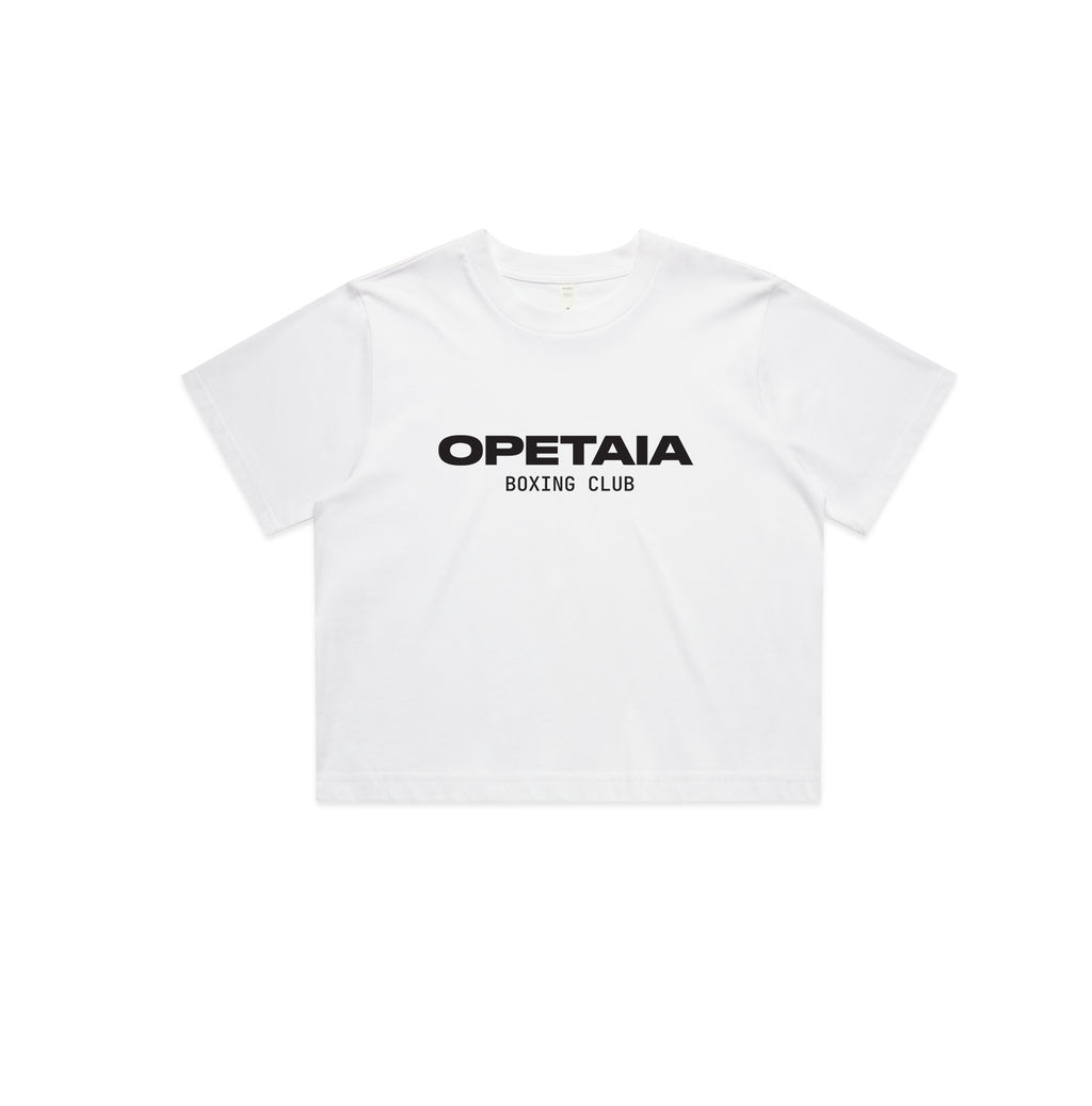 Opetaia Boxing Club Womens Cropped Tee