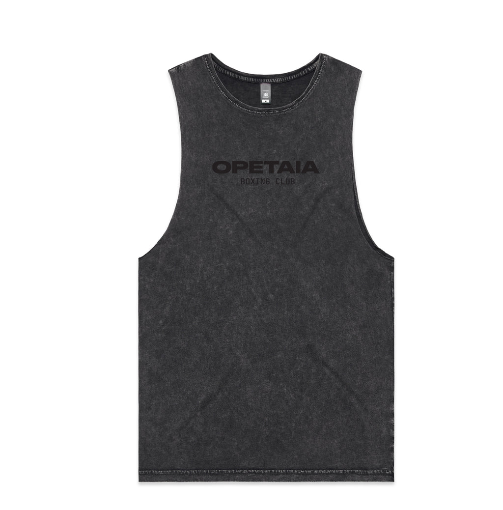 Opetaia Boxing Club Stone Wash Muscle Singlet