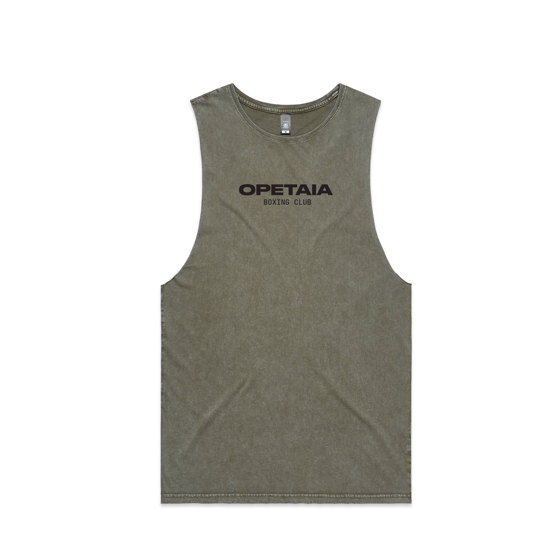 Opetaia Boxing Club Stone Wash Muscle Singlet