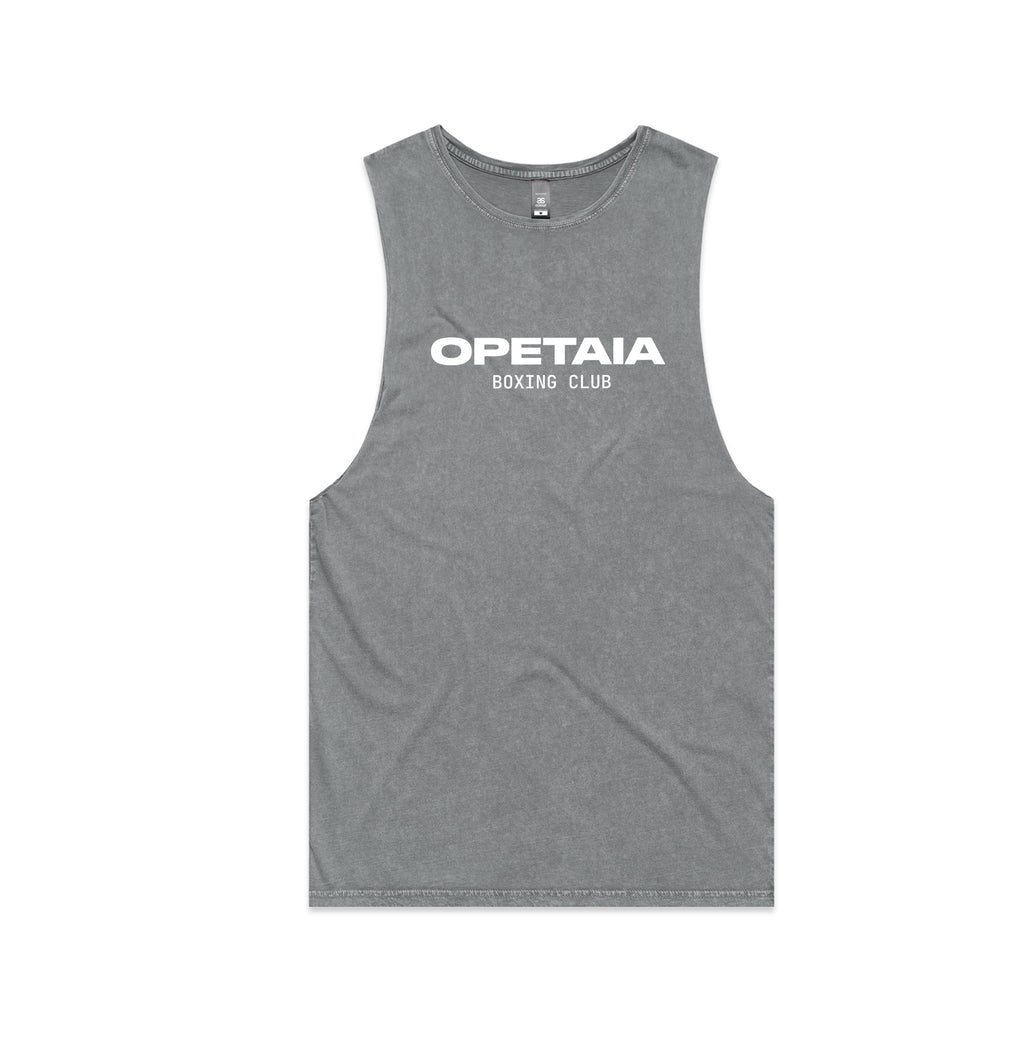 Stone Wash Muscle Singlet 5039