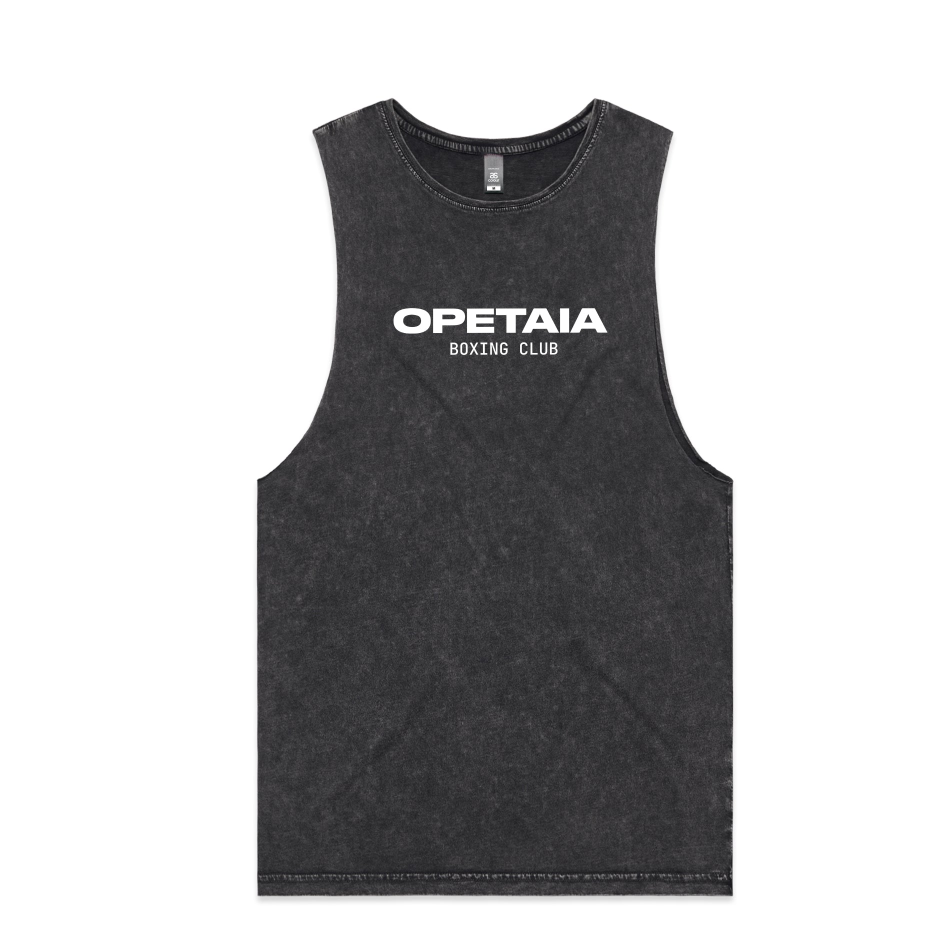 Opetaia Boxing Club Stone Wash Muscle Singlet