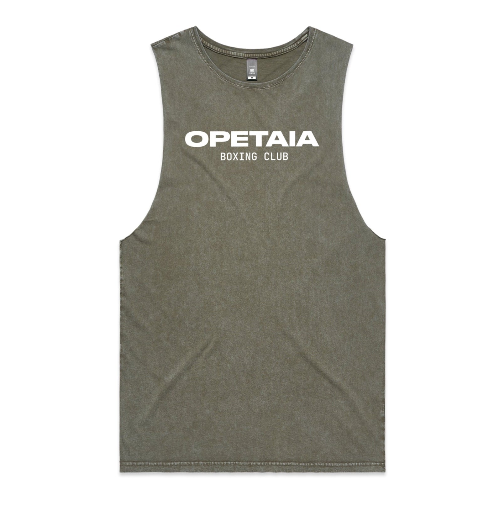 Opetaia Boxing Club Stone Wash Muscle Singlet